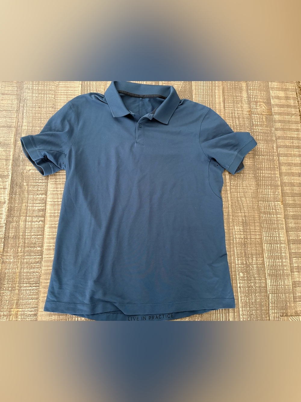 lululemon Cotton Short-Sleeve Polo Shirt M - Picture 3 of 4
